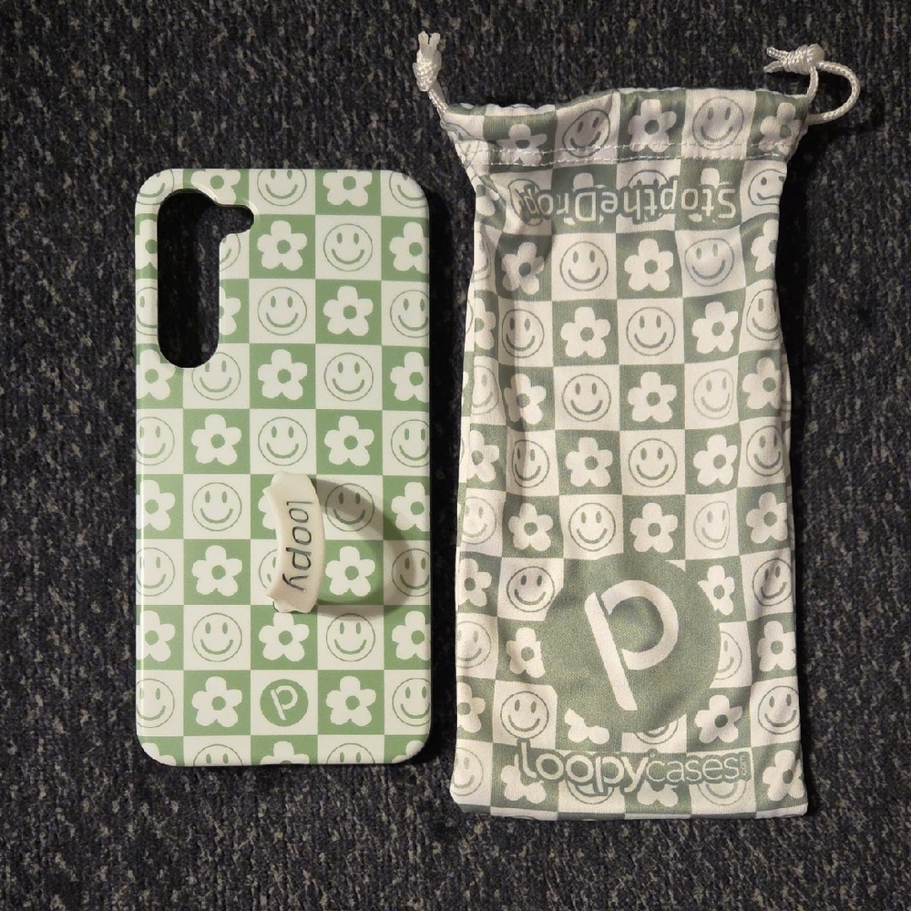 Loopy Case Green Floral Phone Case